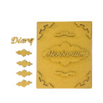 STAMPERIA HERBARIUM SILVAE МДФ ЕЛЕМЕНТИ DIARY COVER - KLSM75