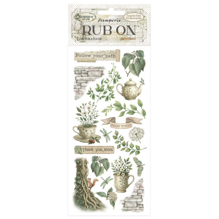 STAMPERIA HERBARIUM SILVAE RUB ON 10,16/21,6СМ - DFLRB208 - Изображение 1