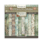 STAMPERIA HERBARIUM SILVAE БЛОКЧЕ ХАРТИЯ 20,3/20,3СМ-SBBS136