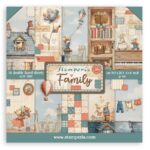 STAMPERIA FAMILY БЛОКЧЕ ХАРТИЯ 20,3/20,3 СМ - SBBS137