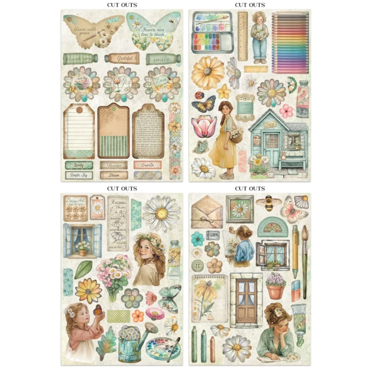 STAMPERIA DAISY ART JUNK JOURNAL - SBJK14 - Изображение 2