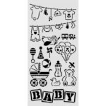 STAMPERIA BABY ШАБЛОН 12 Х 25 СМ - KSTDL145