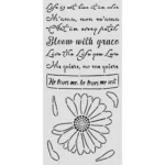 STAMPERIA DAISY ART ШАБЛОН 12 Х 25 СМ - KSTDL147