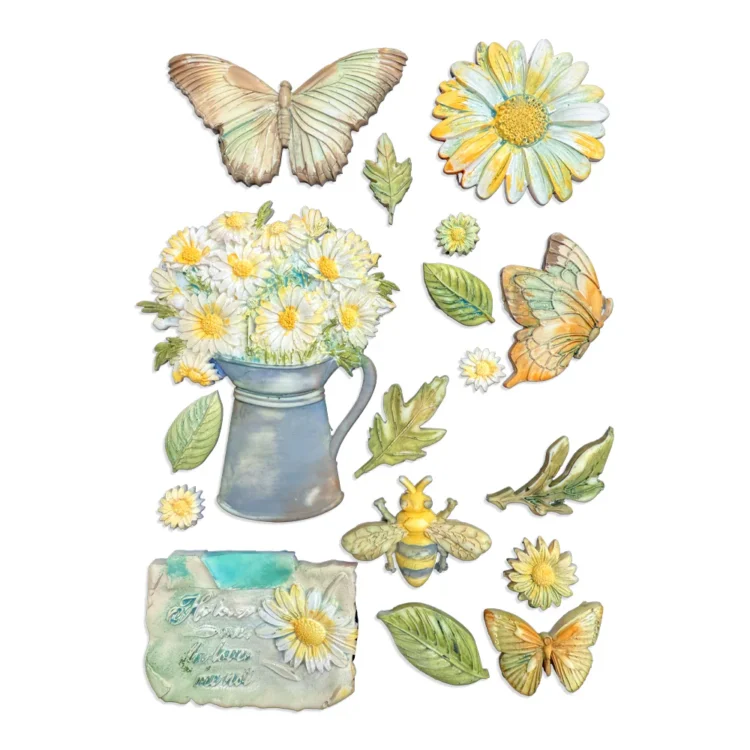 STAMPERIA DAISY ART СИЛИКОНОВ МОЛД KACMA603 - Изображение 2
