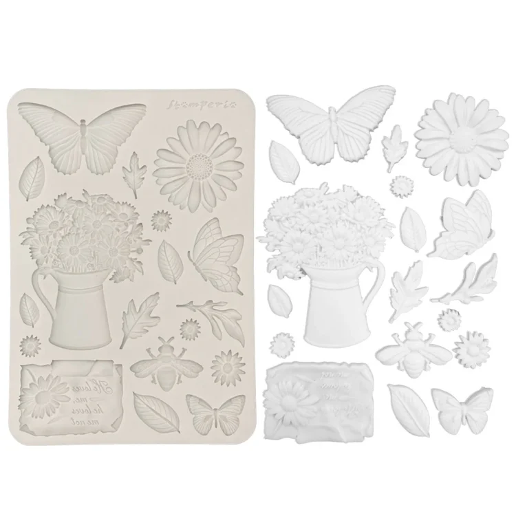 STAMPERIA DAISY ART СИЛИКОНОВ МОЛД KACMA603 - Изображение 1