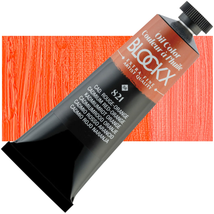 982144 BLOCKX МАСЛЕНА БОЯ CADMIUM RED-ORANGE 35ML 213821BXC - Изображение 1