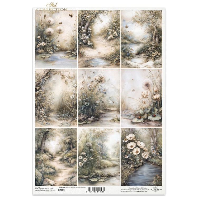 R2789 ITD COLLECTION ДЕКУПАЖНА ОРИЗОВА ХАРТИЯ А4 - R2789 - Изображение 1