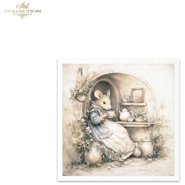 ITD COLLECTION MINI RICE PAPER К-КТ 6БР 14.8X14.8CM - RSM228 - Изображение 4