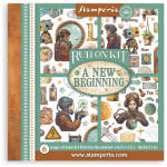 STAMPERIA A NEW BEGINNING RUB ON KIT DFLRBX10