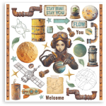 STAMPERIA A NEW BEGINNING RUB ON KIT DFLRBX10 - Изображение 4
