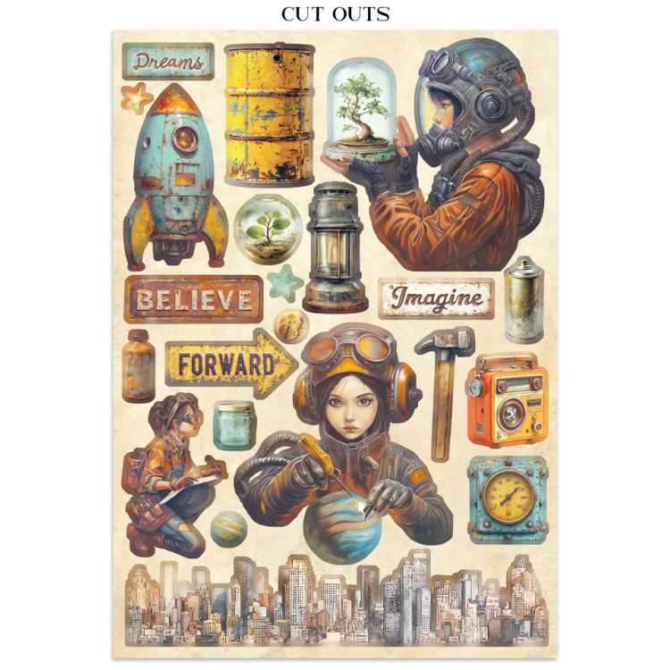 STAMPERIA A NEW BEGINNING JUNK JOURNAL - SBJK16 - Изображение 7