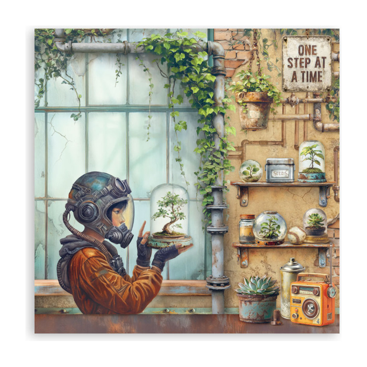 STAMPERIA A NEW BEGINNING БЛОКЧЕ 20,3/20,3 СМ - SBBSXB23 - Изображение 5