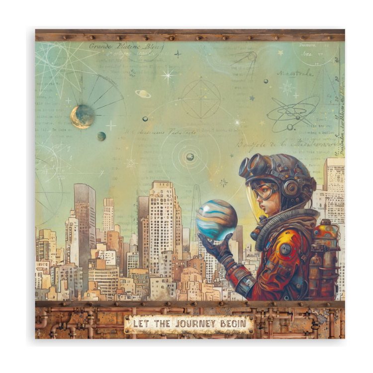 STAMPERIA A NEW BEGINNING БЛОКЧЕ 20,3/20,3 СМ - SBBSXB23 - Изображение 4