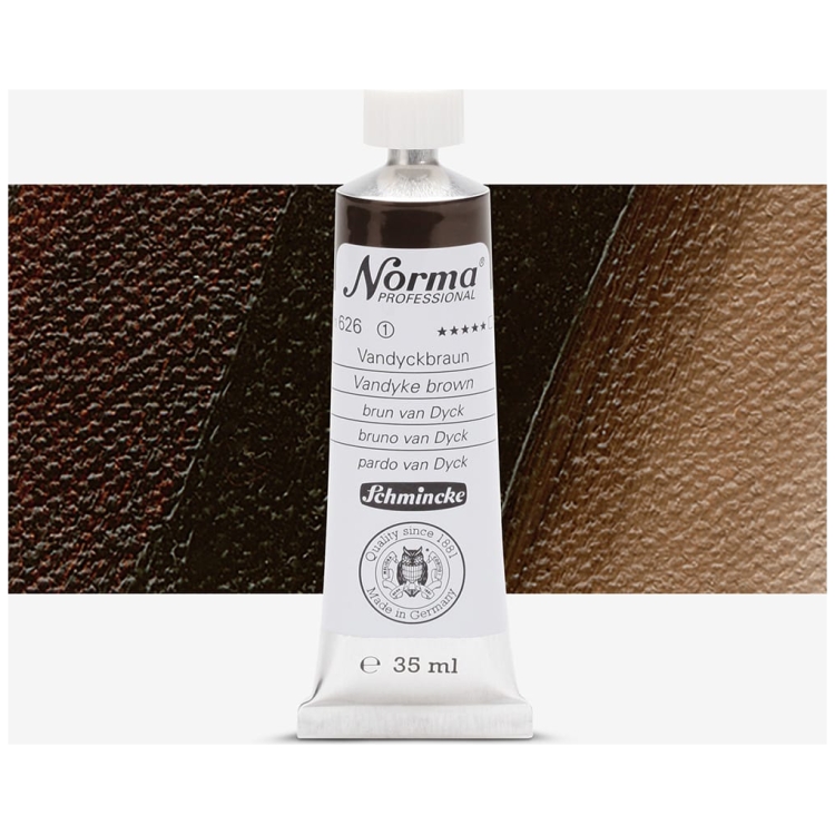 875626 SCHMINCKЕ МАСЛЕНА БОЯ NORMA PROFESSIONAL 35 ML VANDYKE BROWN - Изображение 1