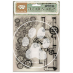 STAMPERIA GARDENS OF TIME СИЛИКОНОВ ПЕЧАТ 14/18CM - WTK239