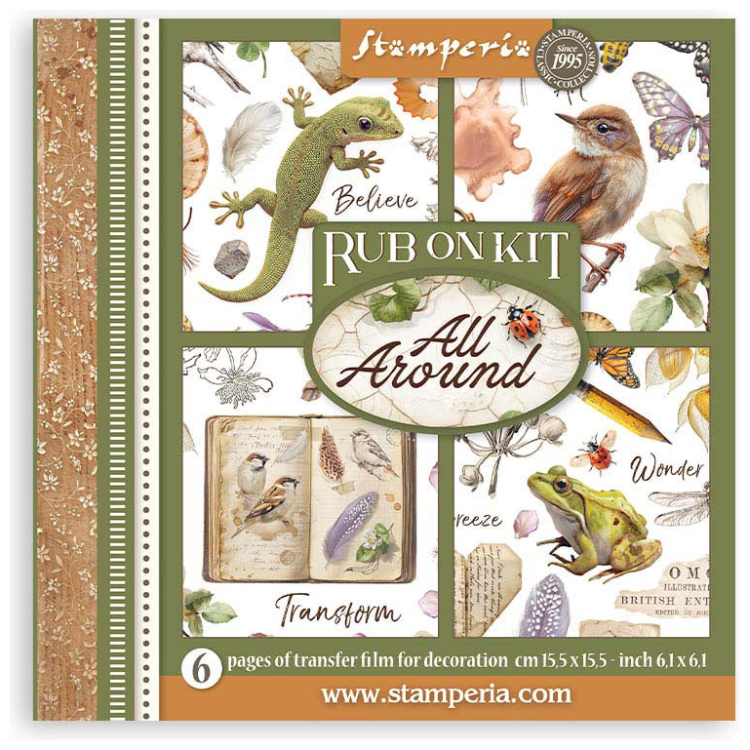 140034 STAMPERIA ALL AROUND RUB ON KIT DFLRBX14 - Изображение 1