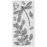 STAMPERIA WONDERLAND ШАБЛОН DRAGONFLY 12 Х 25 СМ - KSTDL161 - Изображение 2