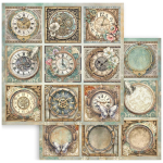 STAMPERIA GARDENS OF TIME ДИЗАЙНЕРСКИ КАРТОН 9 CARDS 30,5/30,5 СМ - SBB1143