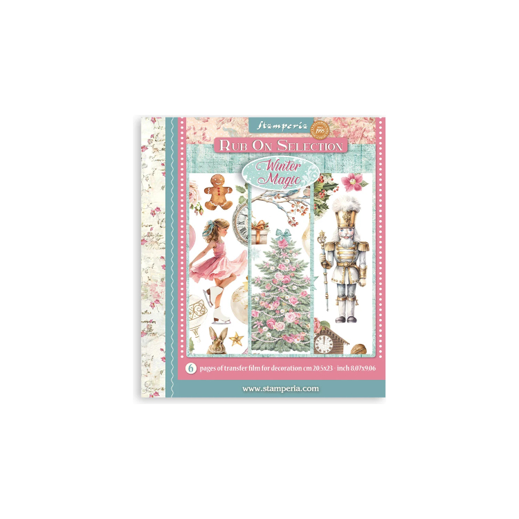 100052-1-500x500 STAMPERIA WINTER MAGIC RUB ON SELECTION DFLRBXG10 - Изображение 1