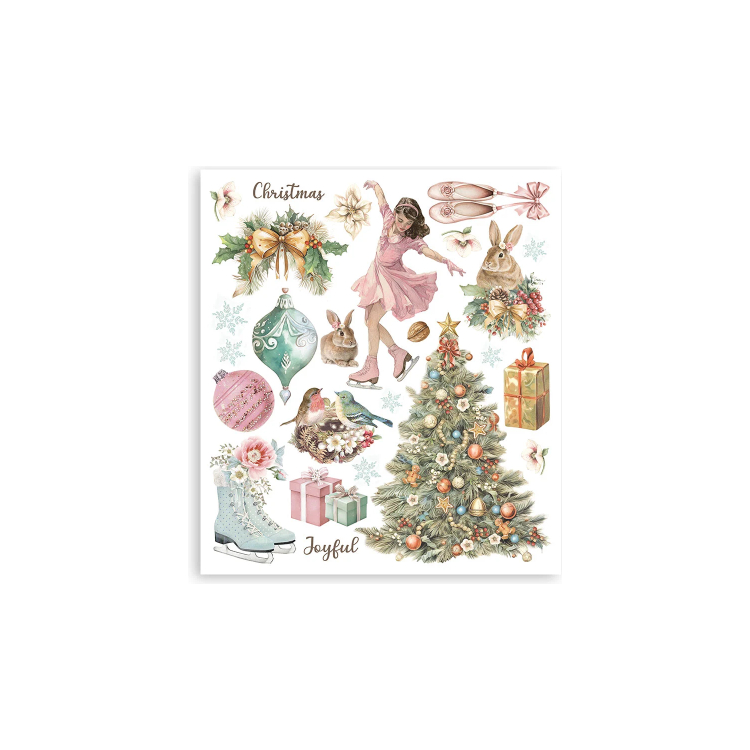 STAMPERIA WINTER MAGIC RUB ON SELECTION DFLRBXG10 - Изображение 4