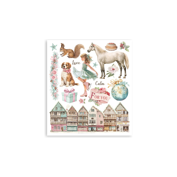 STAMPERIA WINTER MAGIC RUB ON SELECTION DFLRBXG10 - Изображение 5