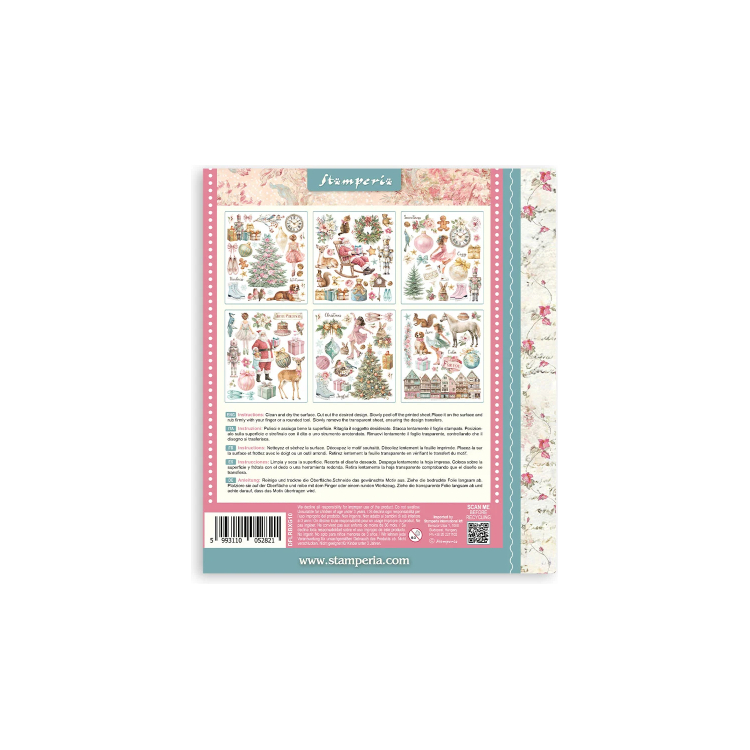 STAMPERIA WINTER MAGIC RUB ON SELECTION DFLRBXG10 - Изображение 6