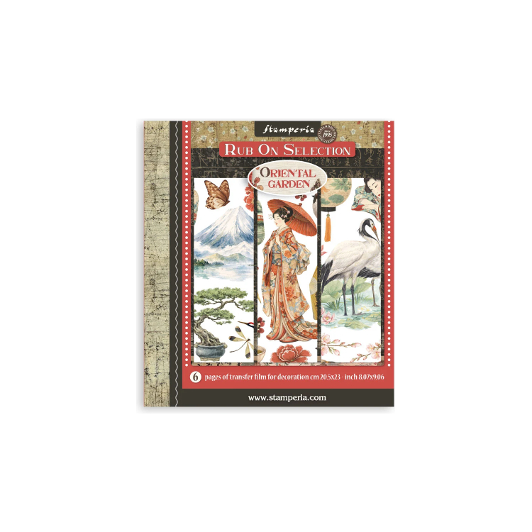 STAMPERIA ORIENTAL GARDEN RUB ON SELECTION DFLRBXGX12 - Изображение 1