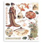 STAMPERIA ORIENTAL GARDEN RUB ON SELECTION DFLRBXGX12 - Изображение 6