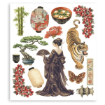 STAMPERIA ORIENTAL GARDEN RUB ON SELECTION DFLRBXGX12 - Изображение 7
