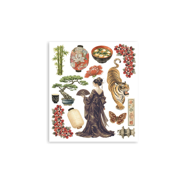 STAMPERIA ORIENTAL GARDEN RUB ON SELECTION DFLRBXGX12 - Изображение 7