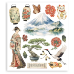 STAMPERIA ORIENTAL GARDEN RUB ON SELECTION DFLRBXGX12 - Изображение 8