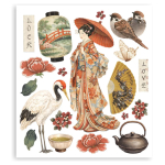 STAMPERIA ORIENTAL GARDEN RUB ON SELECTION DFLRBXGX12 - Изображение 2