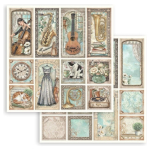 STAMPERIA SYMPHONY ДИЗАЙНЕРСКИ КАРТОН MIXED CARDS 30,5/30,5 СМ - SBB1153