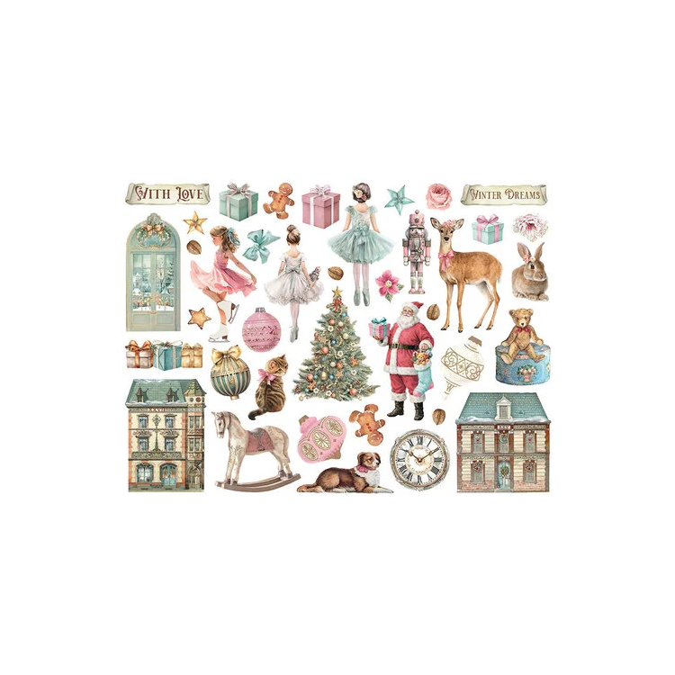 STAMPERIA WINTER MAGIC DIE CUTS DFLDC138 - Изображение 2