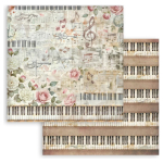 STAMPERIA SYMPHONY БЛОКЧЕ ХАРТИЯ 20,3/20,3 СМ - SBBS145 - Изображение 4