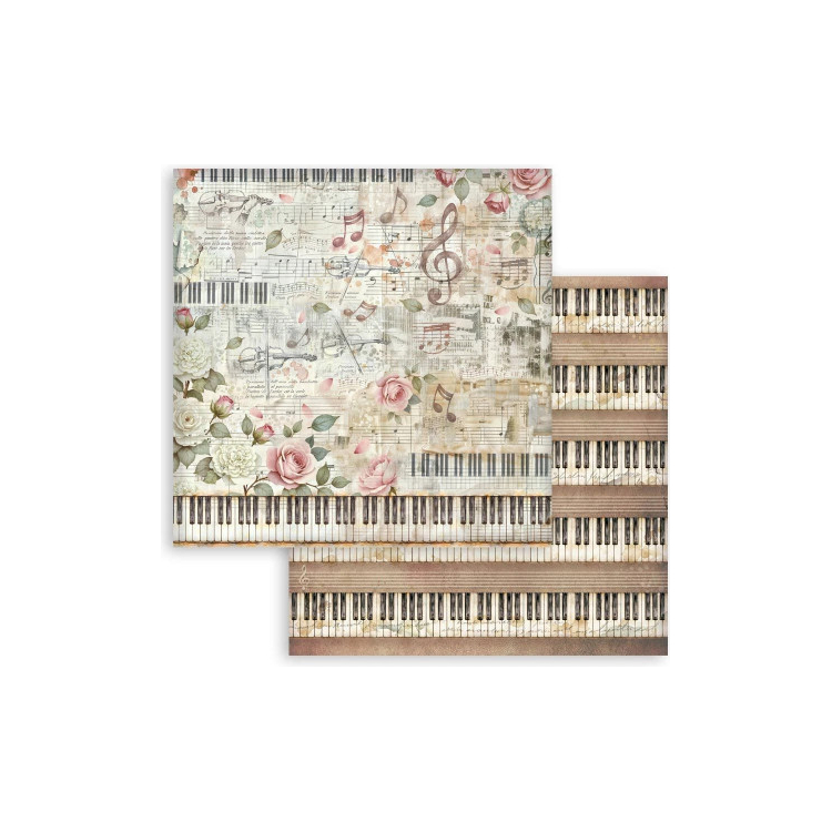 STAMPERIA SYMPHONY БЛОКЧЕ ХАРТИЯ 20,3/20,3 СМ - SBBS145 - Изображение 4