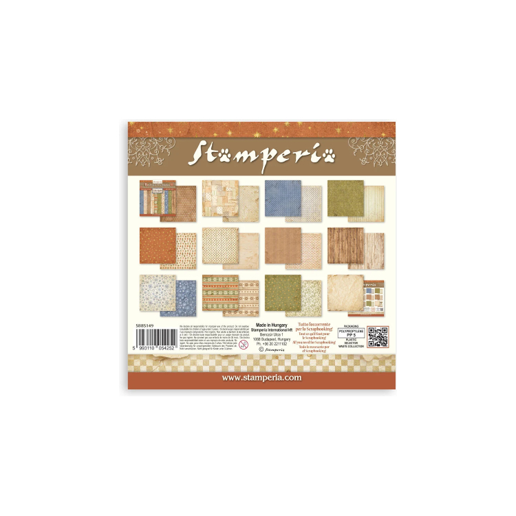 STAMPERIA SILENT NIGHT БЛОКЧЕ ХАРТИЯ 20,3/20,3 СМ - SBBS149 - Изображение 7