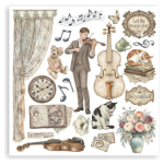 STAMPERIA SYMPHONY RUB ON SELECTION 13,5/13,5 DFLRBX16 - Изображение 6