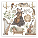 STAMPERIA SYMPHONY RUB ON SELECTION 13,5/13,5 DFLRBX16 - Изображение 7