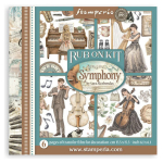 STAMPERIA SYMPHONY RUB ON SELECTION 13,5/13,5 DFLRBX16