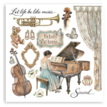 STAMPERIA SYMPHONY RUB ON SELECTION 13,5/13,5 DFLRBX16 - Изображение 2