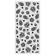 STAMPERIA CLASSIC CHRISTMAS ШАБЛОН PINECONES PATTERN 12 Х 25 СМ - KSTDL171