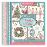 STAMPERIA WINTER MAGIC RUB ON SELECTION 15,5/15,5 DFLRBX18