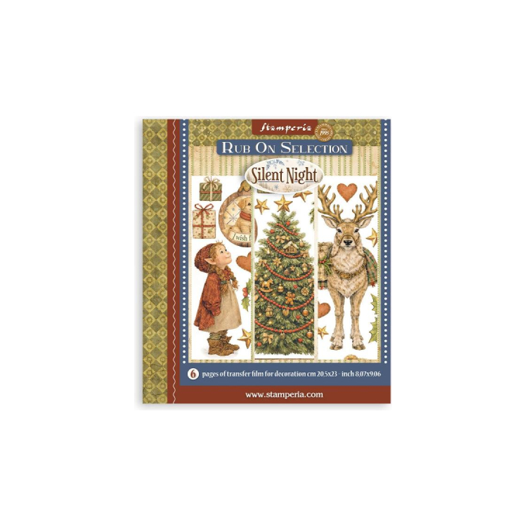 200059-1-500x500 STAMPERIA SILENT NIGHT RUB ON SELECTION 13,5/13,5 DFLRBX20 - Изображение 1