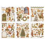 STAMPERIA SILENT NIGHT RUB ON SELECTION 13,5/13,5 DFLRBX20 - Изображение 2