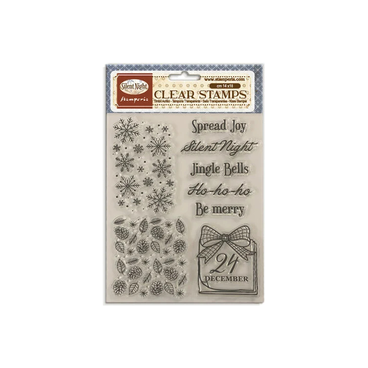 244004-500x500 STAMPERIA SILENT NIGHT СИЛИКОНОВ ПЕЧАТ 14/18CM - WTK244 - Изображение 1