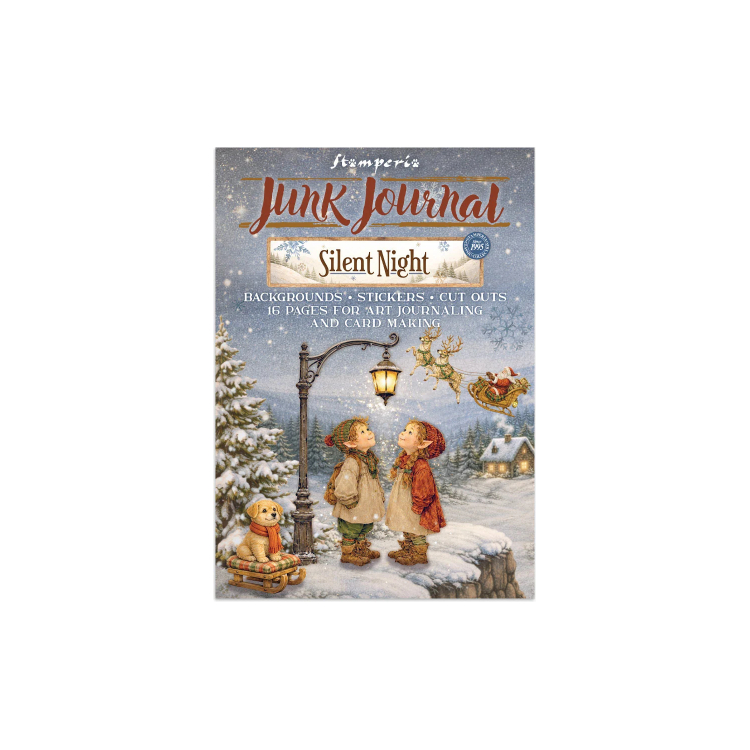 STAMPERIA SILENT NIGHT JUNK JOURNAL - SBJK27 - Изображение 1