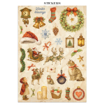 STAMPERIA SILENT NIGHT JUNK JOURNAL - SBJK27 - Изображение 8