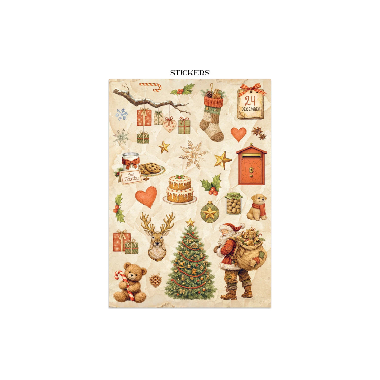 STAMPERIA SILENT NIGHT JUNK JOURNAL - SBJK27 - Изображение 9