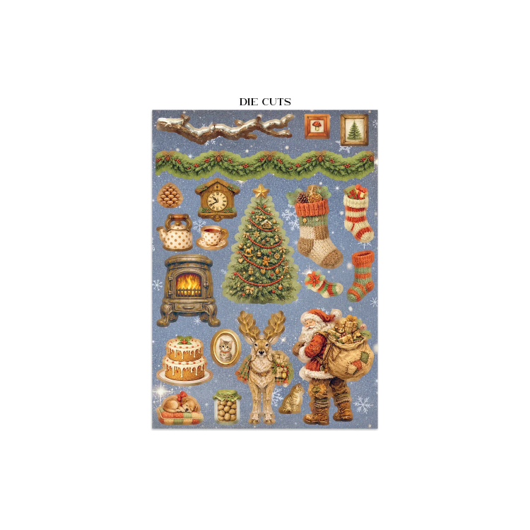 STAMPERIA SILENT NIGHT JUNK JOURNAL - SBJK27 - Изображение 12